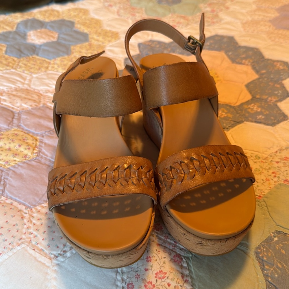 Kork-Ease Brown Wedges